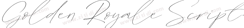 Golden Royale Script字体转换
